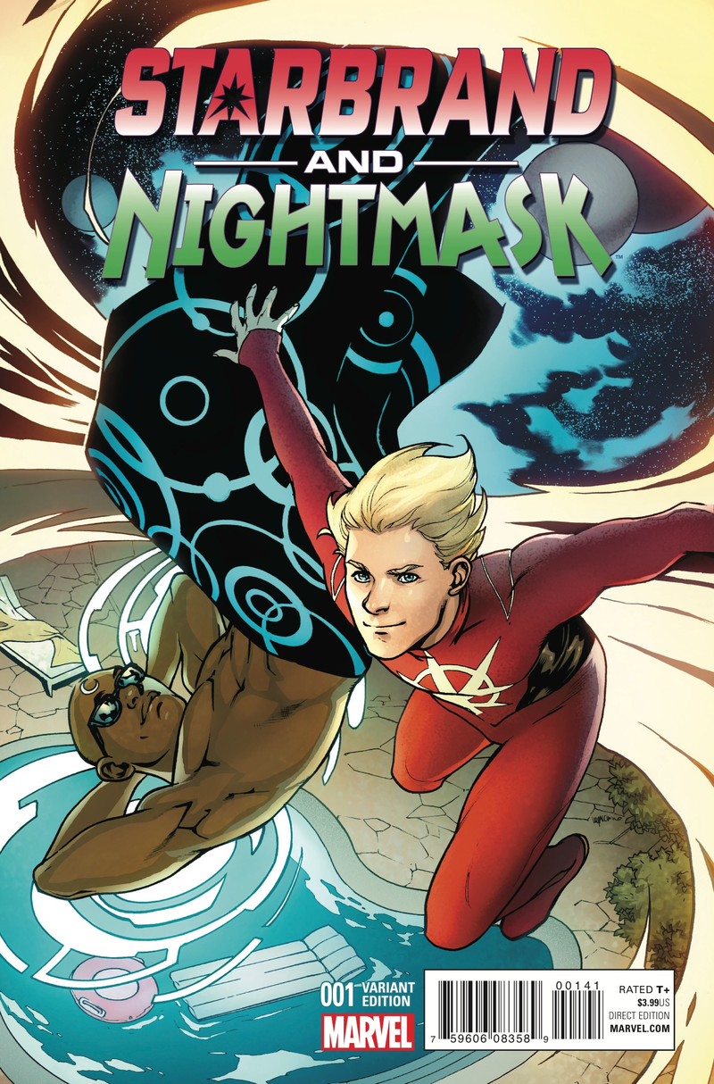 Illustration for article titled Exclusive Marvel preview: The New Universe is college for Starbrand & Nightmask